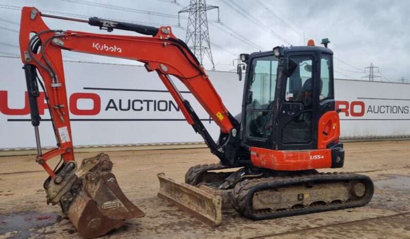 2017 Kubota U55-4 Mini Excavators For Auction: Leeds – 5th, 6th, 7th & 8th March 2025 @ 8:00am