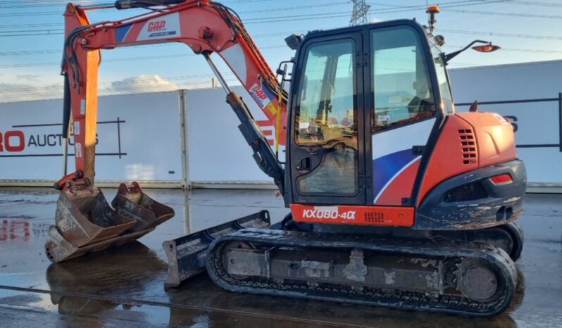 2017 Kubota KX080-4A 6 Ton+ Excavators For Auction: Leeds – 5th, 6th, 7th & 8th March 2025 @ 8:00am full