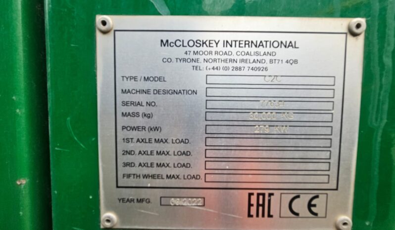 McCloskey C2C Cone Crusher Excellent Condition full