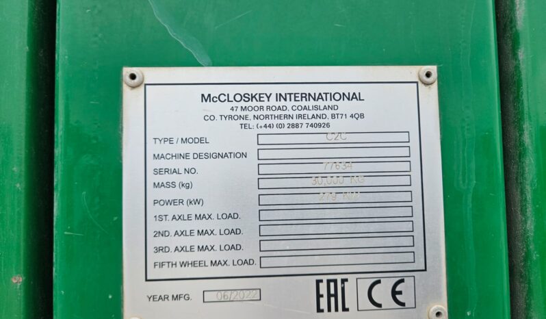 McCloskey C2C Cone Crusher Excellent Condition full