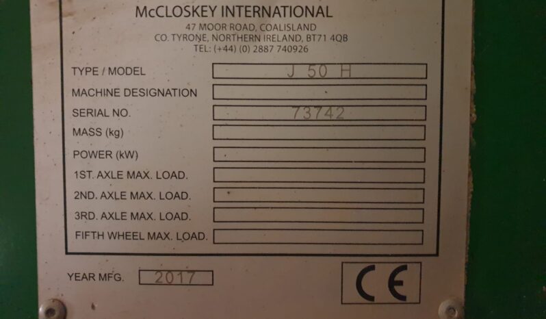 McCloskey J50H Jaw Crusher full