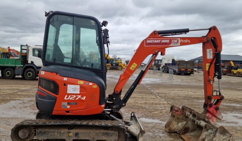 2021 Kubota U27-4 Mini Excavators For Auction: Leeds – 5th, 6th, 7th & 8th March 2025 @ 8:00am full