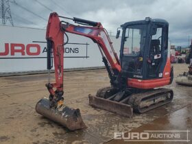 2015 Kubota KX61-3 Mini Excavators For Auction: Leeds – 5th, 6th, 7th & 8th March 2025 @ 8:00am