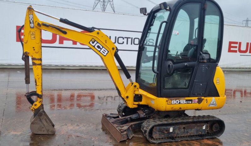 2015 JCB 8018 Mini Excavators For Auction: Leeds – 5th, 6th, 7th & 8th March 2025 @ 8:00am