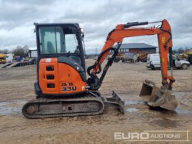 2017 Hitachi ZX33U-5A CLR Mini Excavators For Auction: Leeds – 5th, 6th, 7th & 8th March 2025 @ 8:00am full