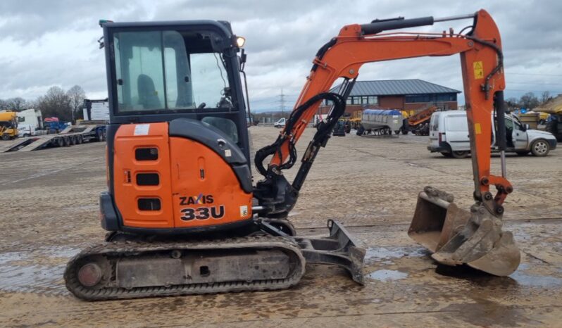 2017 Hitachi ZX33U-5A CLR Mini Excavators For Auction: Leeds – 5th, 6th, 7th & 8th March 2025 @ 8:00am full