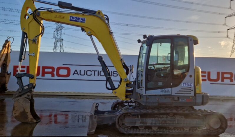 2019 Wacker Neuson EZ80 6 Ton+ Excavators For Auction: Leeds – 5th, 6th, 7th & 8th March 2025 @ 8:00am full