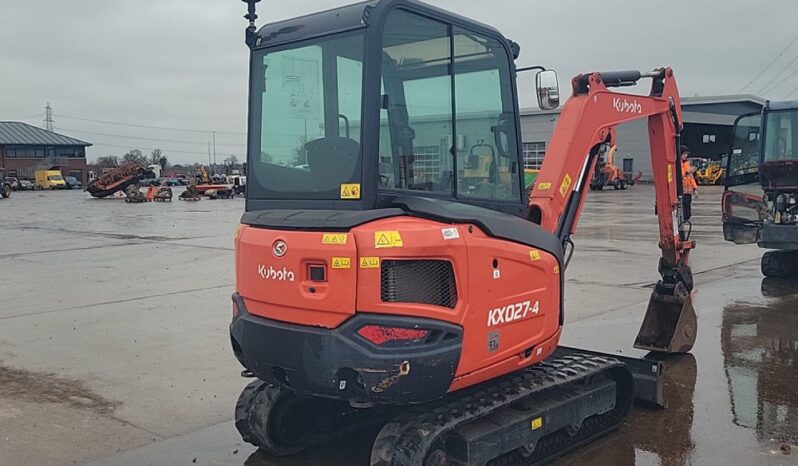 2020 Kubota KX027-4 Mini Excavators For Auction: Leeds – 5th, 6th, 7th & 8th March 2025 @ 8:00am full