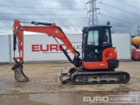 2019 Kubota U55-4 Mini Excavators For Auction: Leeds – 5th, 6th, 7th & 8th March 2025 @ 8:00am full