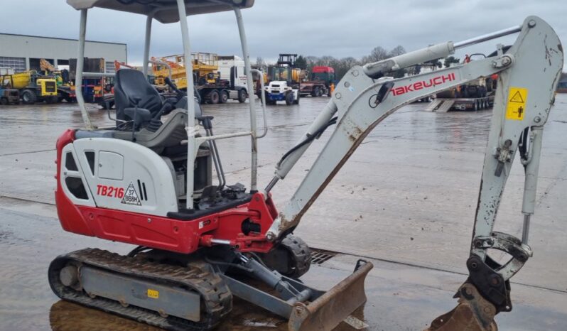 2021 Takeuchi TB216 Mini Excavators For Auction: Leeds – 5th, 6th, 7th & 8th March 2025 @ 8:00am full