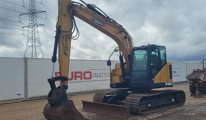 2021 Sany SY155U 10 Ton+ Excavators For Auction: Leeds – 5th, 6th, 7th & 8th March 2025 @ 8:00am