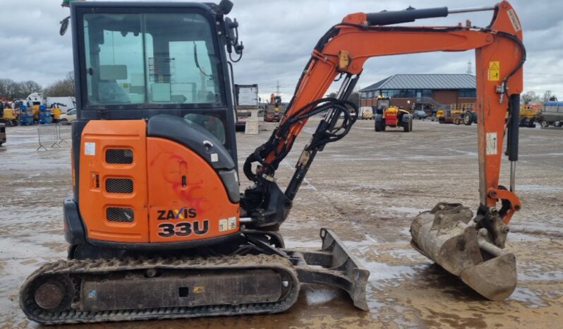 2018 Hitachi ZX33U-5A CLR Mini Excavators For Auction: Leeds – 5th, 6th, 7th & 8th March 2025 @ 8:00am full