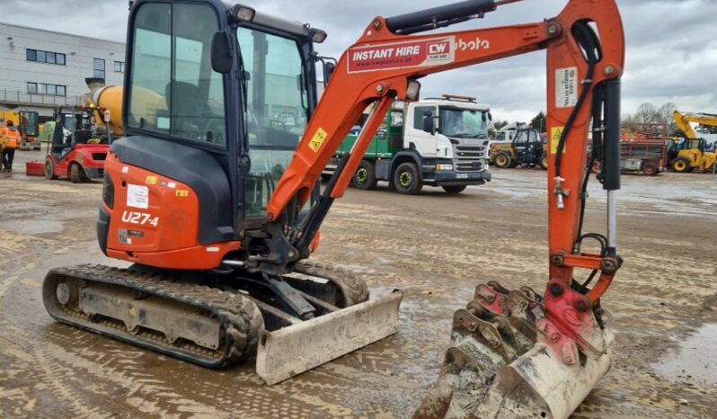 2021 Kubota U27-4 Mini Excavators For Auction: Leeds – 5th, 6th, 7th & 8th March 2025 @ 8:00am full