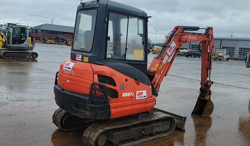 2015 Kubota KX61-3 Mini Excavators For Auction: Leeds – 5th, 6th, 7th & 8th March 2025 @ 8:00am full