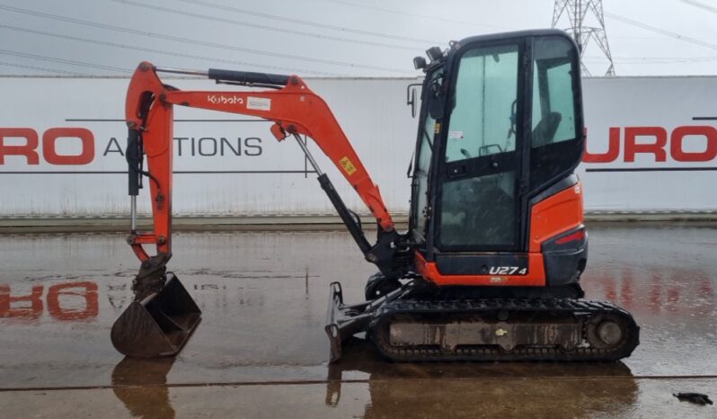 2015 Kubota U27-4 Mini Excavators For Auction: Leeds – 5th, 6th, 7th & 8th March 2025 @ 8:00am full