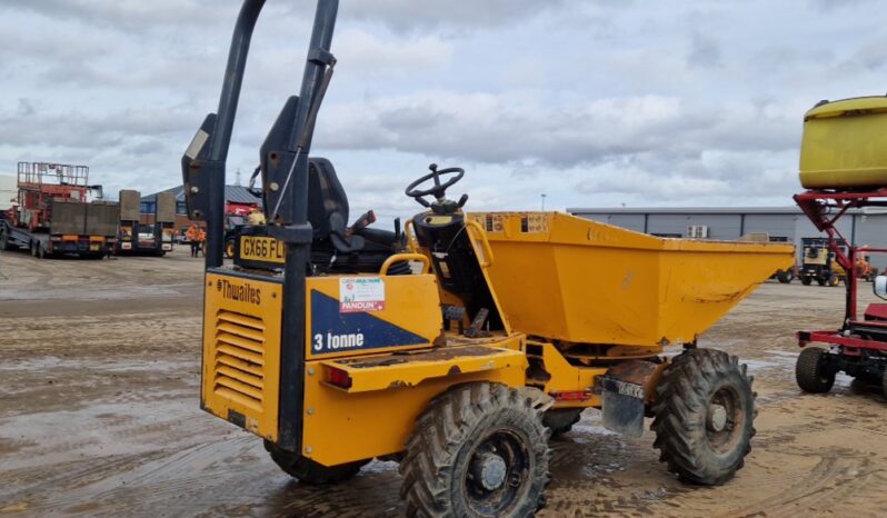 2017 Thwaites 3 Ton Site Dumpers For Auction: Leeds – 5th, 6th, 7th & 8th March 2025 @ 8:00am full