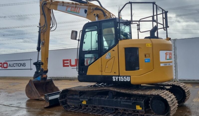 2023 Sany SY155U 10 Ton+ Excavators For Auction: Leeds – 5th, 6th, 7th & 8th March 2025 @ 8:00am full