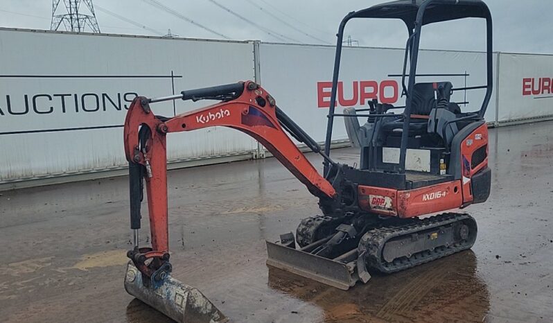 2016 Kubota KX016-4 Mini Excavators For Auction: Leeds – 5th, 6th, 7th & 8th March 2025 @ 8:00am