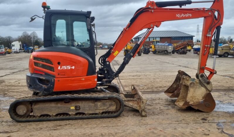 2017 Kubota U55-4 Mini Excavators For Auction: Leeds – 5th, 6th, 7th & 8th March 2025 @ 8:00am full