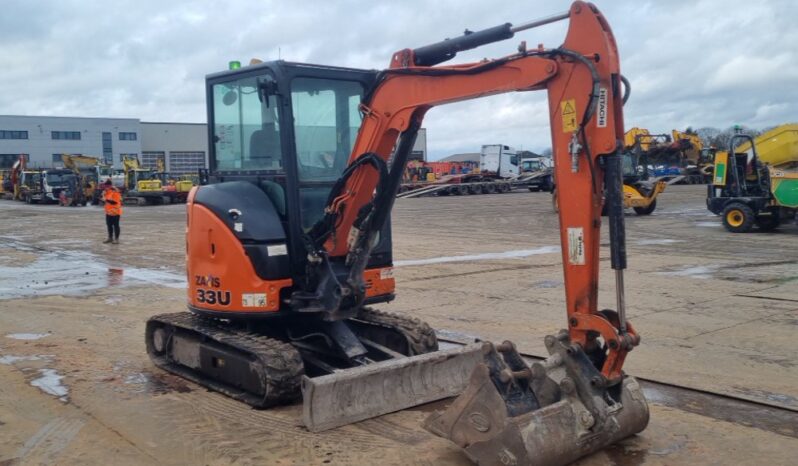 2018 Hitachi ZX33U-5A CLR Mini Excavators For Auction: Leeds – 5th, 6th, 7th & 8th March 2025 @ 8:00am full