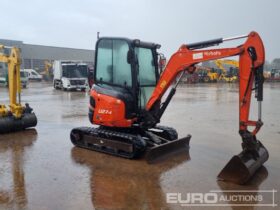 2015 Kubota U27-4 Mini Excavators For Auction: Leeds – 5th, 6th, 7th & 8th March 2025 @ 8:00am full