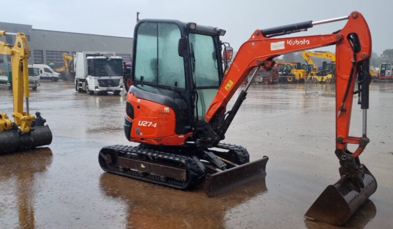 2015 Kubota U27-4 Mini Excavators For Auction: Leeds – 5th, 6th, 7th & 8th March 2025 @ 8:00am full