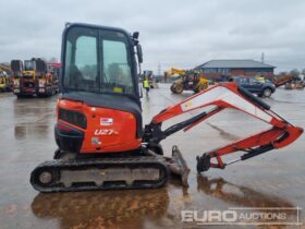 2016 Kubota U27-4 Mini Excavators For Auction: Leeds – 5th, 6th, 7th & 8th March 2025 @ 8:00am full