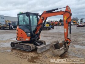 2018 Hitachi ZX33U-5A CLR Mini Excavators For Auction: Leeds – 5th, 6th, 7th & 8th March 2025 @ 8:00am full