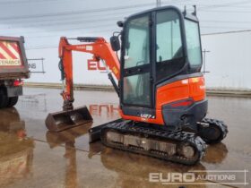 2015 Kubota U27-4 Mini Excavators For Auction: Leeds – 5th, 6th, 7th & 8th March 2025 @ 8:00am full