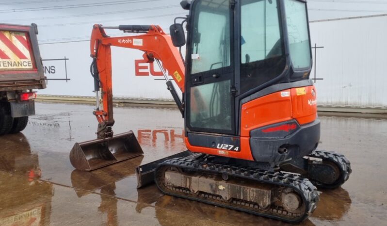 2015 Kubota U27-4 Mini Excavators For Auction: Leeds – 5th, 6th, 7th & 8th March 2025 @ 8:00am full