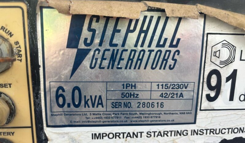 1 STEPHILL 6KVA TROLLEY GENERATOR For Auction on 2025-03-18 For Auction on 2025-03-18 full