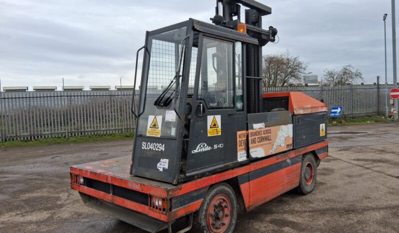 1 LINDE S40 SIDE LOADER For Auction on 2025-02-26 For Auction on 2025-02-26