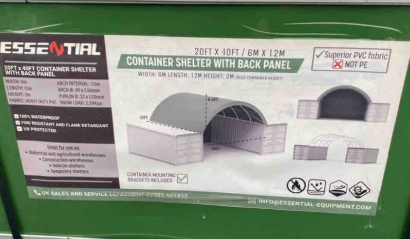 Unused Essential  C2040H Container Shelter Modular Buildings For Auction: Dromore – 11th & 12th April 2025 @ 9:00am For Auction on 2025-04-11 full