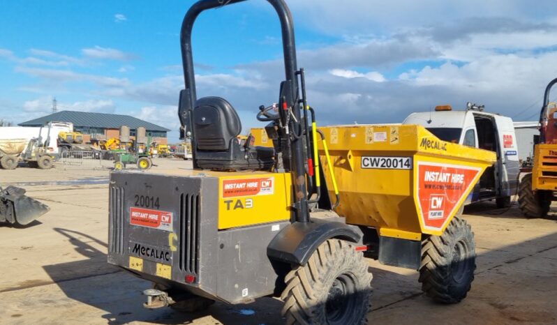 2018 Mecalac TA3 Site Dumpers For Auction: Leeds – 5th, 6th, 7th & 8th March 2025 @ 8:00am full