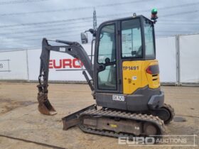 2017 Volvo ECR25D Mini Excavators For Auction: Leeds – 5th, 6th, 7th & 8th March 2025 @ 8:00am full