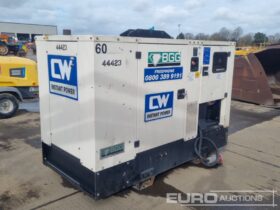 2019 Bruno G60 Generators For Auction: Leeds – 5th, 6th, 7th & 8th March 2025 @ 8:00am