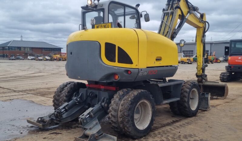 2019 Wacker Neuson EW100 Wheeled Excavators For Auction: Leeds – 5th, 6th, 7th & 8th March 2025 @ 8:00am full