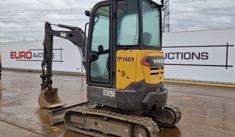 2017 Volvo ECR25D Mini Excavators For Auction: Leeds – 5th, 6th, 7th & 8th March 2025 @ 8:00am full