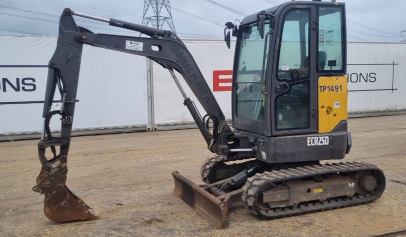 2017 Volvo ECR25D Mini Excavators For Auction: Leeds – 5th, 6th, 7th & 8th March 2025 @ 8:00am