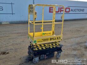 2011 Youngman Boss X3 Manlifts For Auction: Leeds – 5th, 6th, 7th & 8th March 2025 @ 8:00am