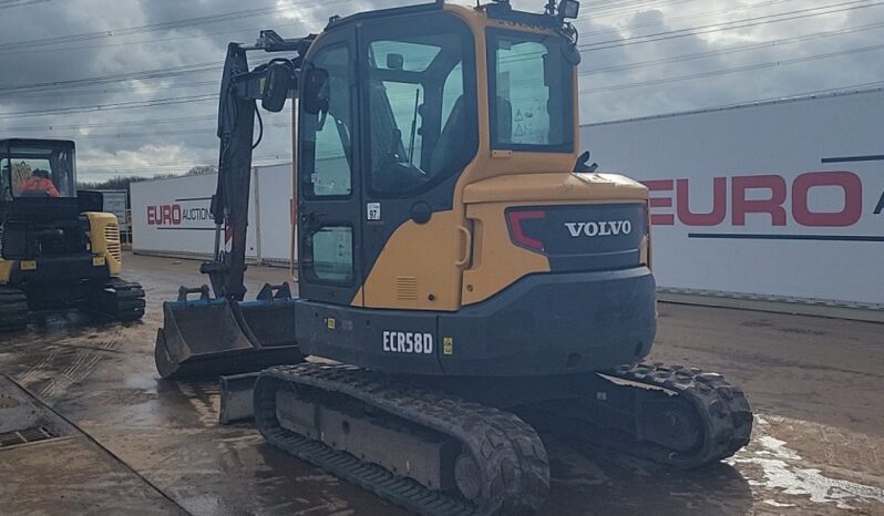 2019 Volvo ECR58D Mini Excavators For Auction: Leeds – 5th, 6th, 7th & 8th March 2025 @ 8:00am full