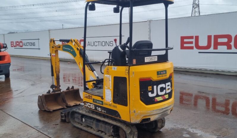 2020 JCB 16C-1 Mini Excavators For Auction: Leeds – 5th, 6th, 7th & 8th March 2025 @ 8:00am full