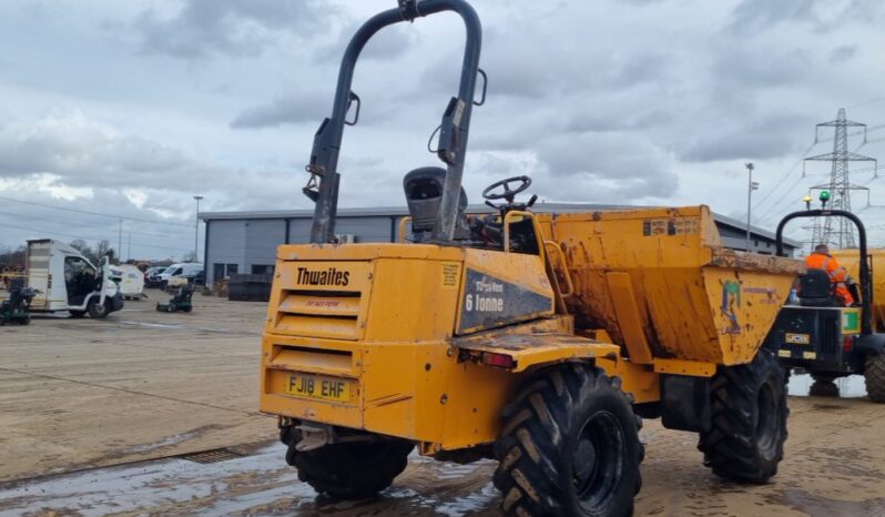 2018 Thwaites 6 Ton Site Dumpers For Auction: Leeds – 5th, 6th, 7th & 8th March 2025 @ 8:00am full