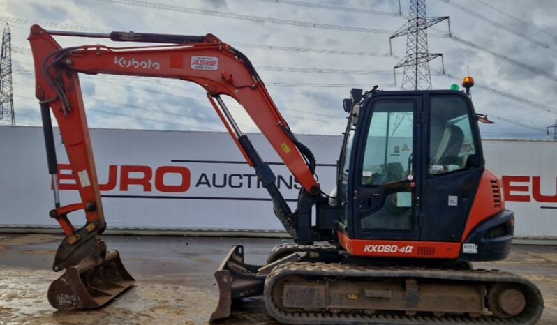 2017 Kubota KX080-4A 6 Ton+ Excavators For Auction: Leeds – 5th, 6th, 7th & 8th March 2025 @ 8:00am full