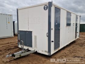 AJC All In One Twin Axle Welfare Unit, 3.75kVA Generator, W/C (Cannot Be Reconsigned) Containers For Auction: Leeds – 5th, 6th, 7th & 8th March 2025 @ 8:00am