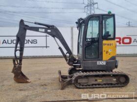 2017 Volvo ECR25D Mini Excavators For Auction: Leeds – 5th, 6th, 7th & 8th March 2025 @ 8:00am full