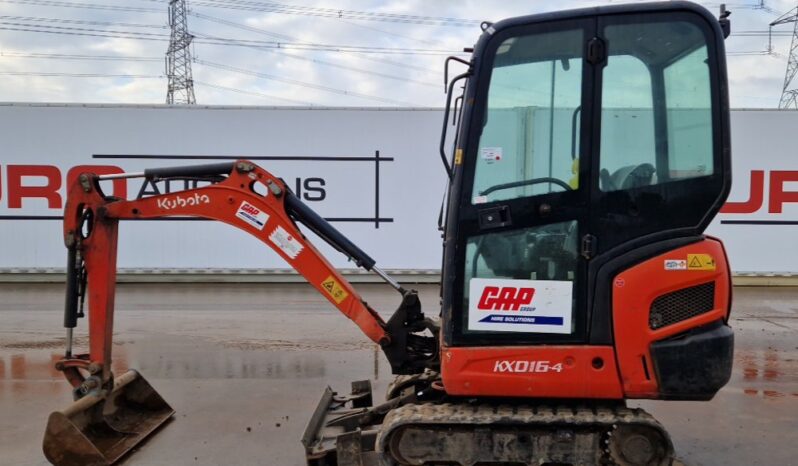 2016 Kubota KX016-4 Mini Excavators For Auction: Leeds – 5th, 6th, 7th & 8th March 2025 @ 8:00am full