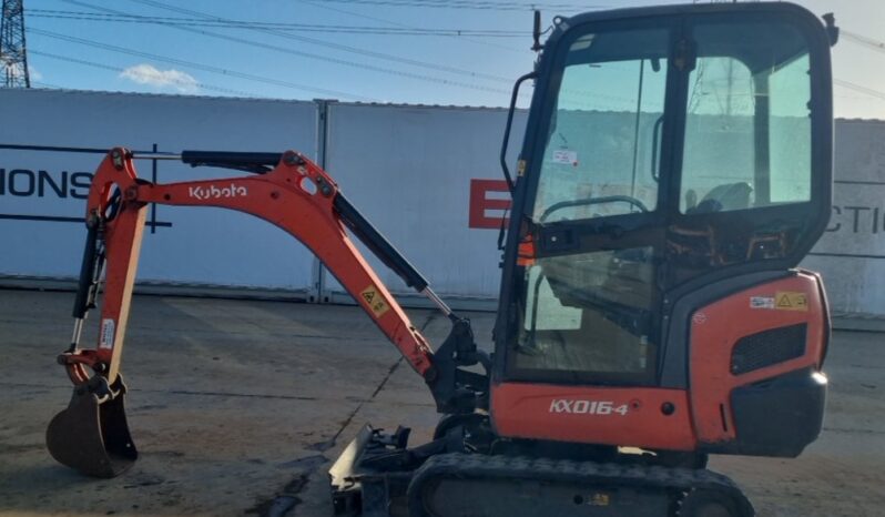 2017 Kubota KX016-4 Mini Excavators For Auction: Leeds – 5th, 6th, 7th & 8th March 2025 @ 8:00am full