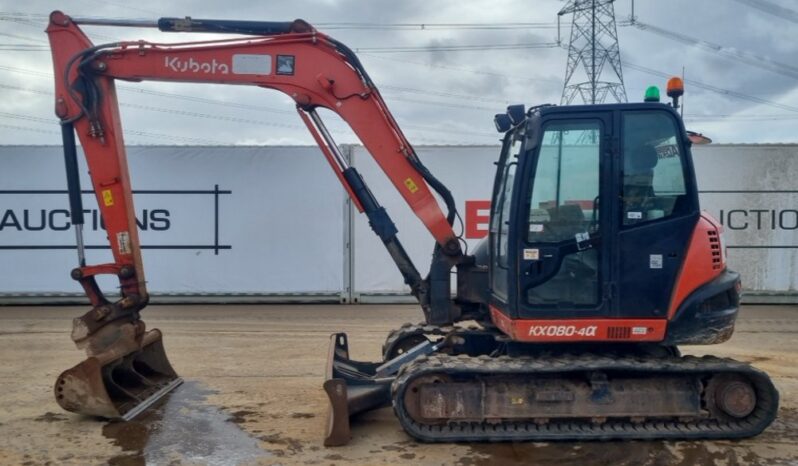 2018 Kubota KX080-4A 6 Ton+ Excavators For Auction: Leeds – 5th, 6th, 7th & 8th March 2025 @ 8:00am full