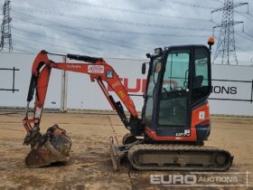 2017 Kubota U27-4 Mini Excavators For Auction: Leeds – 5th, 6th, 7th & 8th March 2025 @ 8:00am full